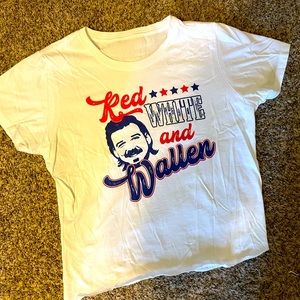 Morgan wallen cropped t shirt